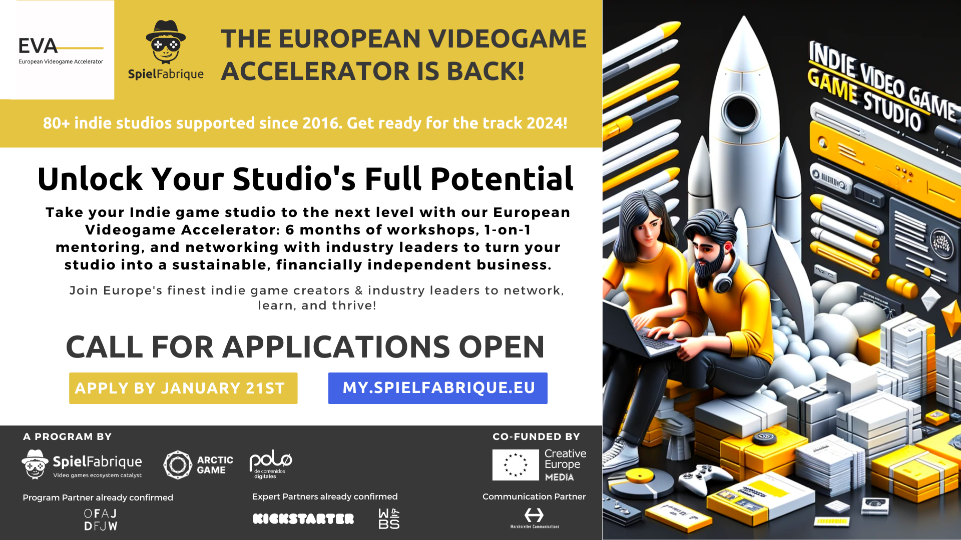 European Videogame Accelerator - Appel 2024
